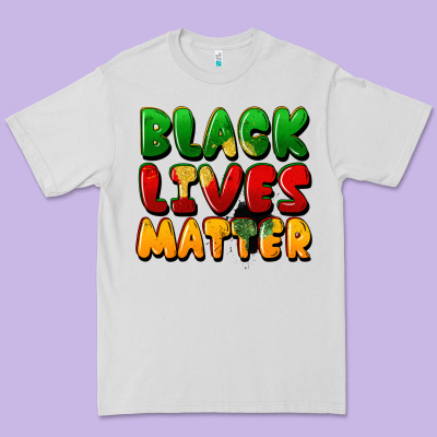 Black Lives Matter Premium Tee Designed By Fadigitalartstudio