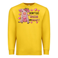 Lemon Valentine's Day Don't Go Bacon My Heart Premium Sweatshirt - RanaPortraitStore