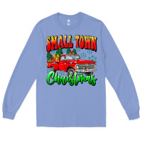 Colony Blue Small town Christmas Long Sleeve Tee - CowhideDigitalArt