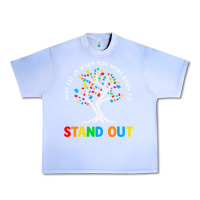 Grape Ice Why Fit In Autism Awareness Urban Heavy Tee - CowhideDigitalArt