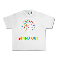 Lunar Rock Why Fit In Autism Awareness Urban Heavy Tee - CowhideDigitalArt
