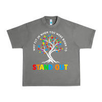 Tornado Why Fit In Autism Awareness Urban Heavy Tee - CowhideDigitalArt