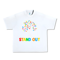 White Why Fit In Autism Awareness Urban Heavy Tee - CowhideDigitalArt