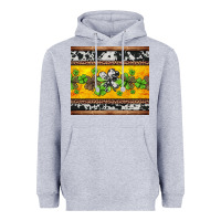 Heather Grey st Patricks day western shamrock Heavyweight Hoodie - Jasminsmagicworld