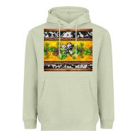 Matcha st Patricks day western shamrock Heavyweight Hoodie - Jasminsmagicworld