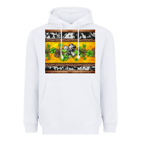 White st Patricks day western shamrock Heavyweight Hoodie - Jasminsmagicworld