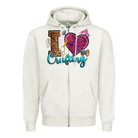 I Love Crafting Zipper Hoodie | Teevron