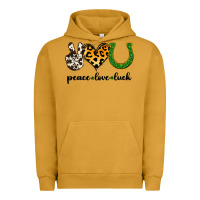Pigment Peanut Butter Peace Love Luck Urban Hoodie - Jasminsmagicworld