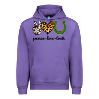 Tulip Peace Love Luck Urban Hoodie - Jasminsmagicworld