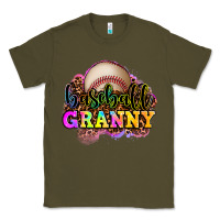 Army Green baseball granny Classic Tee - OliviaCreatesArt