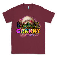 Burgundy baseball granny Classic Tee - OliviaCreatesArt