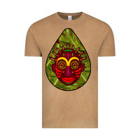 Vintage Camel african masks teardrop  7 Vintage Tee - BundleAndBundleShop