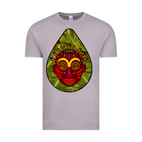 Vintage Zinc african masks teardrop  7 Vintage Tee - BundleAndBundleShop