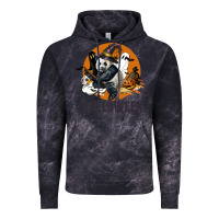 Cloud Black hallowen panda Vintage Hoodie - LillyAllenDesigns