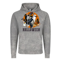 Cloud Rock hallowen panda Vintage Hoodie - LillyAllenDesigns