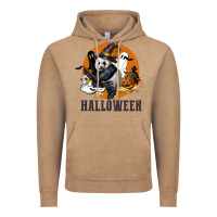 Vintage Coffee hallowen panda Vintage Hoodie - LillyAllenDesigns