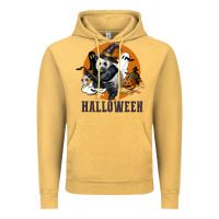 Vintage Mustard hallowen panda Vintage Hoodie - LillyAllenDesigns