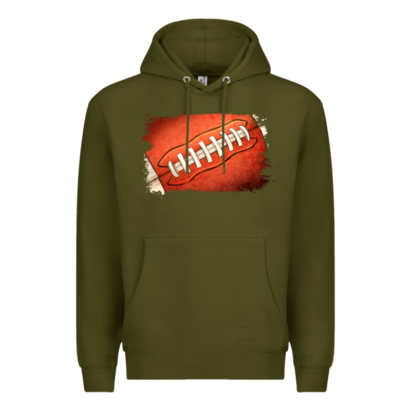American Football Brushstroke Premium Hoodie by Jasminsmagicworld | Teevron