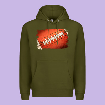 American Football Brushstroke Premium Hoodie Designed By Jasminsmagicworld