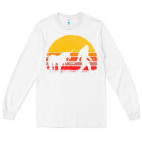 White sasquatch and unicorn vintage Long Sleeve Tee - artisFamous