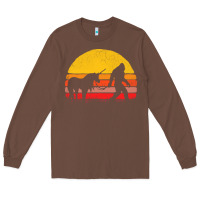 Chestnut sasquatch and unicorn vintage Long Sleeve Tee - artisFamous