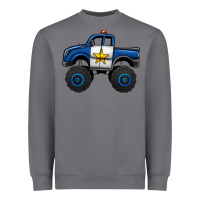 Storm police car monster truck Heavyweight Sweatshirt - Jasminsmagicworld