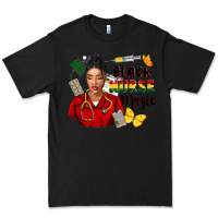 Black Juneteenth black Nurse magic Premium Tee - FaDigitalArtStudio