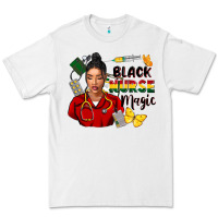 White Juneteenth black Nurse magic Premium Tee - FaDigitalArtStudio