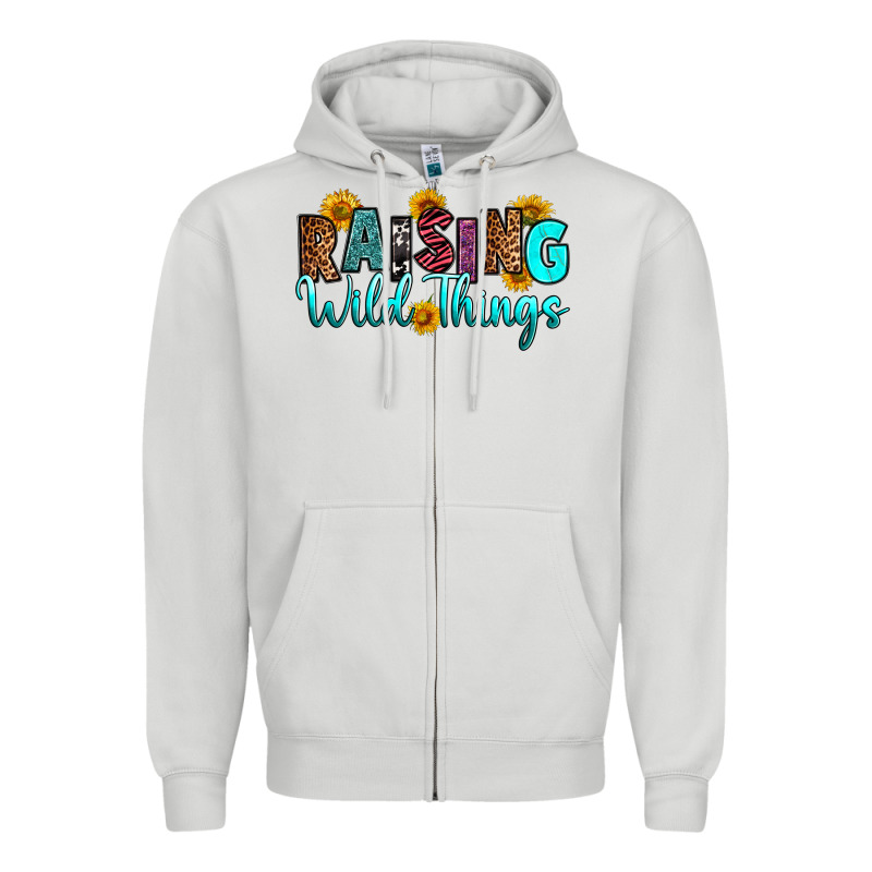 Raising Wild Things Zipper Hoodie by RanaPortraitStore | Teevron