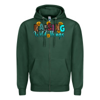 Sports Green raising wild things Zipper Hoodie - RanaPortraitStore
