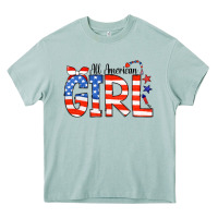 Arona All American Girl Bandana Heavy Core Tee - CowCowDesign
