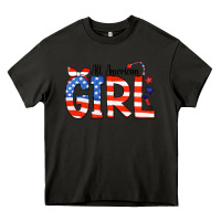 Asphalt All American Girl Bandana Heavy Core Tee - CowCowDesign