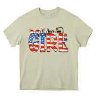 Mossy All American Girl Bandana Heavy Core Tee - CowCowDesign