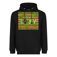 Black st Patricks lucky gnome Heavyweight Hoodie - Jasminsmagicworld