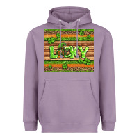 Lavender st Patricks lucky gnome Heavyweight Hoodie - Jasminsmagicworld