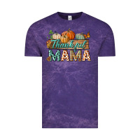 Cloud Purple thankful mama Vintage Tee - BundleAndBundleShop