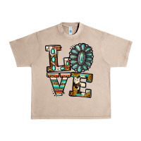 French Oak turquoise serape love Urban Heavy Tee - Jasminsmagicworld