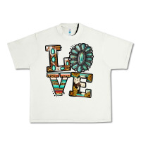 Pistachio turquoise serape love Urban Heavy Tee - Jasminsmagicworld