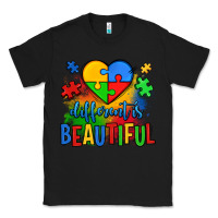 Black different is beautiful autism Classic Tee - OliviaCreatesArt