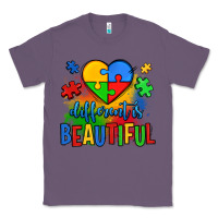Lavender different is beautiful autism Classic Tee - OliviaCreatesArt