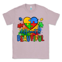 Lilac different is beautiful autism Classic Tee - OliviaCreatesArt