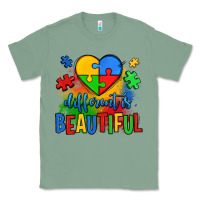Sage different is beautiful autism Classic Tee - OliviaCreatesArt