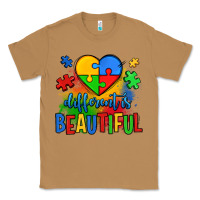 Toasted Coconut different is beautiful autism Classic Tee - OliviaCreatesArt