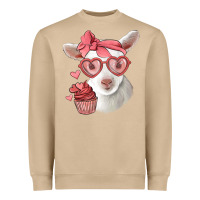 Mushroom cute baby lamb valentines day Heavyweight Sweatshirt - Jasminsmagicworld