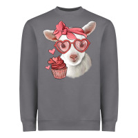 Storm cute baby lamb valentines day Heavyweight Sweatshirt - Jasminsmagicworld