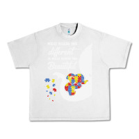 Lunar Rock Autism Different Makes You Beautiful Urban Heavy Tee - CowhideDigitalArt