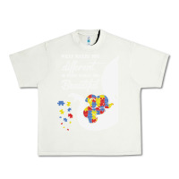 Pistachio Autism Different Makes You Beautiful Urban Heavy Tee - CowhideDigitalArt