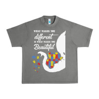 Tornado Autism Different Makes You Beautiful Urban Heavy Tee - CowhideDigitalArt
