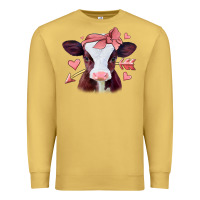 Antique Gold valentines day baby calf Premium Sweatshirt - Jasminsmagicworld