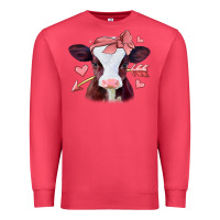 Cardinal valentines day baby calf Premium Sweatshirt - Jasminsmagicworld